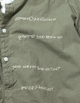 INNAT09-S04 HAND-EMBROIDERED MESSAGE SHIRT (LIMITED)