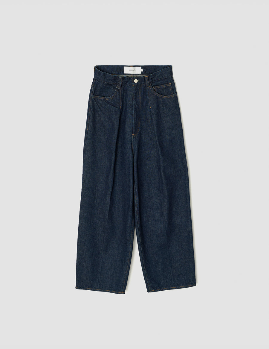 24WDM-#422-OW 14.5OZ DENIM IN TUCK COMFORT TAPERED PANTS