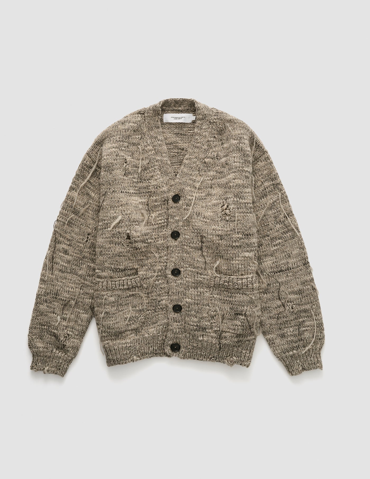 NAO 【L'Appartement 】Cardigan JOHN MASON SMITH 24WKN-#514 3G KNIT DAMAGE CARDIGAN