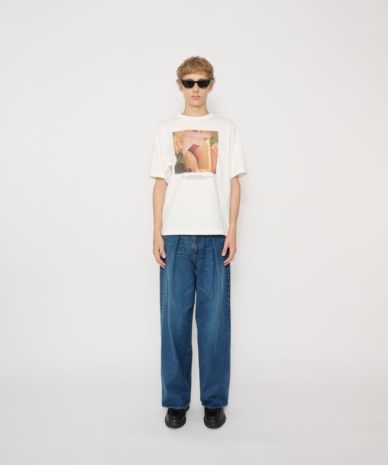 25SDM-#422S-VW 14.5OZ DENIM IN TUCK COMFORT TAPERED PANTS
