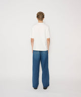 25SDM-#422S-VW 14.5OZ DENIM IN TUCK COMFORT TAPERED PANTS