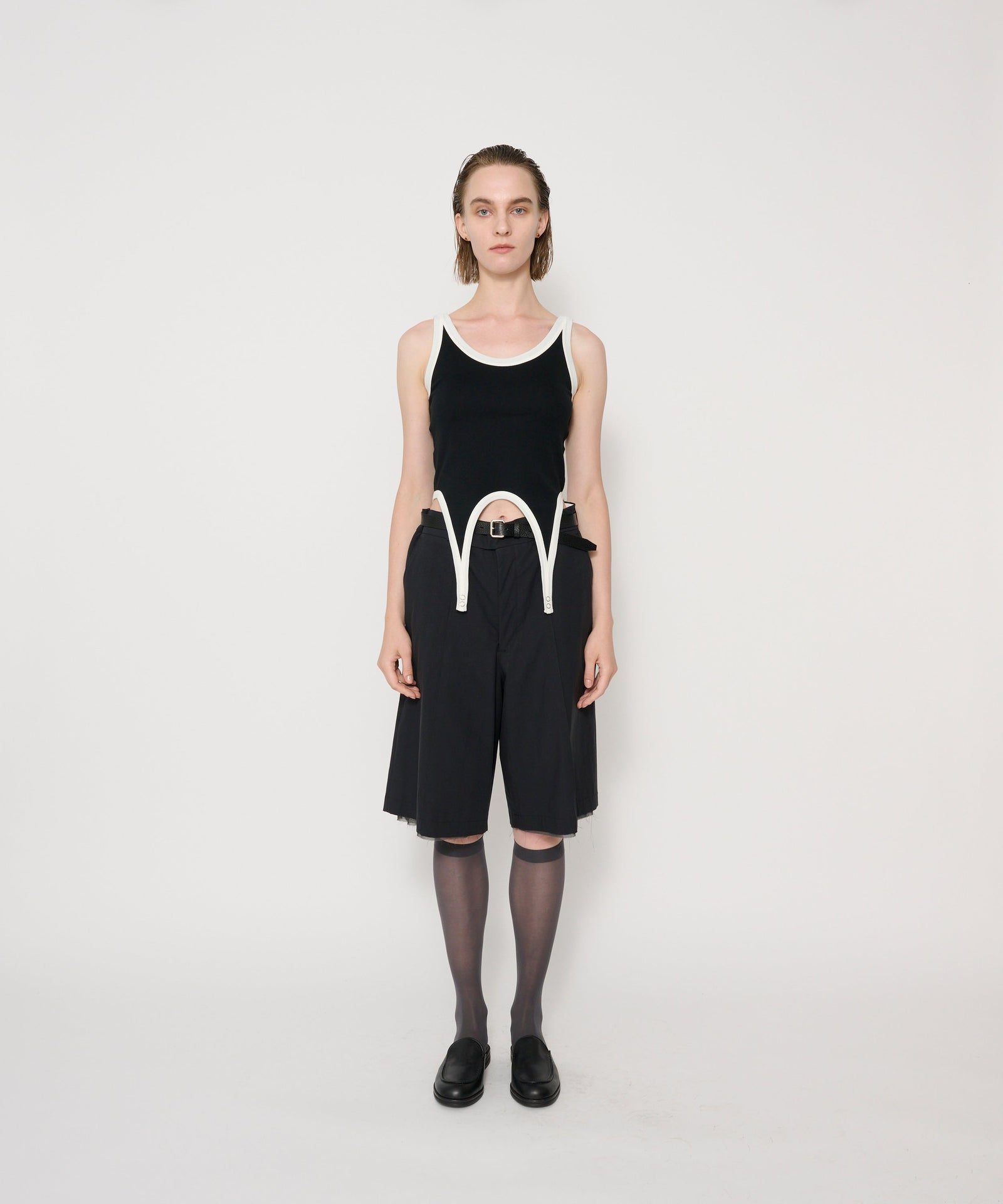 【JOHN MASON SMITH】Long Shorts - Olive WOMEN – JOHN MASON SMITH JANE SMITH