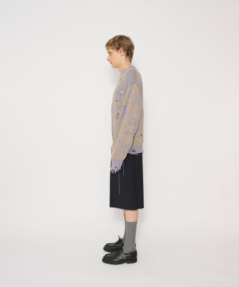 25SPT-#637S WASHED COTTON BROAD SHORT PANTS