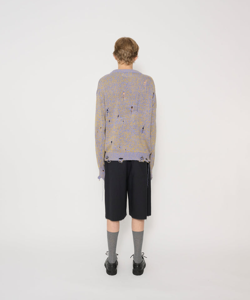 25SPT-#637S WASHED COTTON BROAD SHORT PANTS