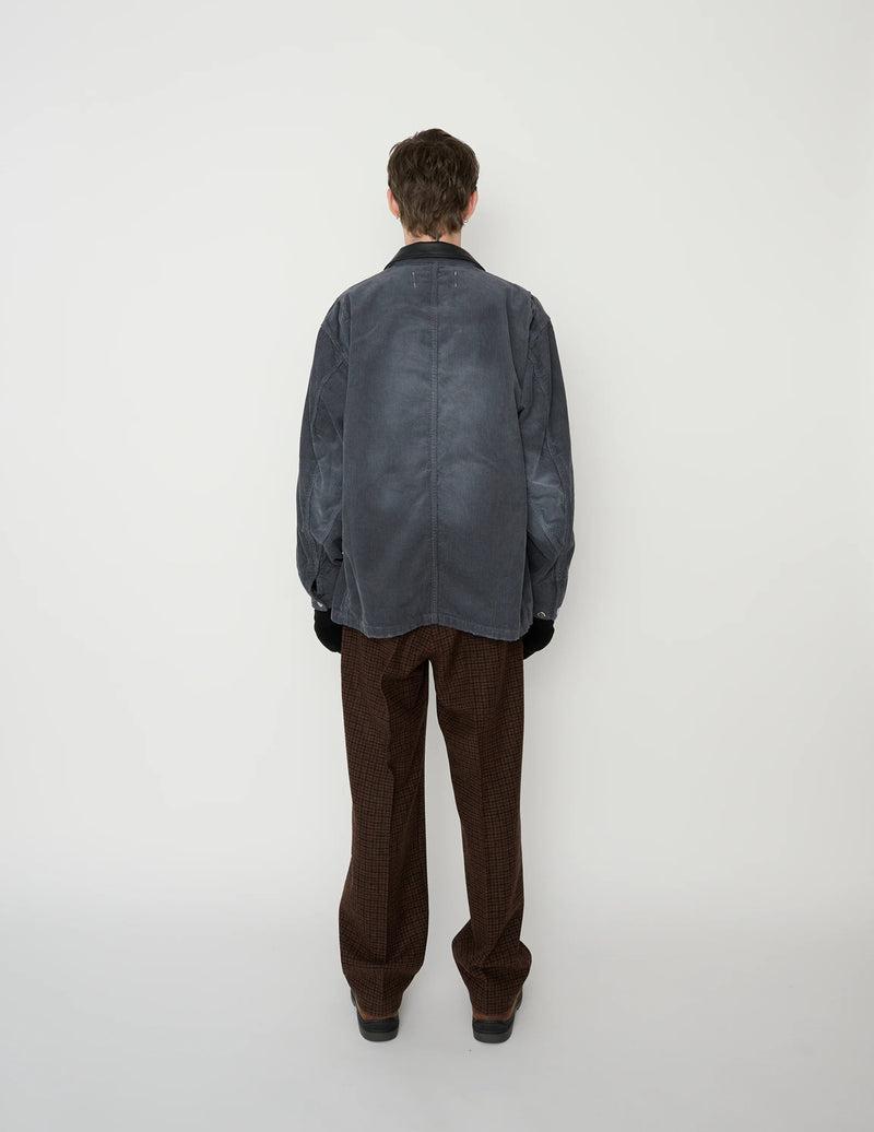 JOHN MASON SMITH 25WJK-#918S 8W COTTON CORDUROY LEATHER COLLAR
