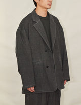KON-JK01253 GLEN CHECK JACKET