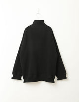 KON-KN01253 HIGH NECK KNIT PULLOVER