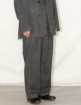 KON-PT02253 GLEN CHECK TROUSERS