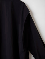 KON-BL02261 RAGLAN SLEEVES HALF-ZIP JACKET