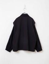 KON-BL02261 RAGLAN SLEEVES HALF-ZIP JACKET