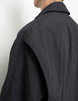 KON-BL02261 RAGLAN SLEEVES HALF-ZIP JACKET
