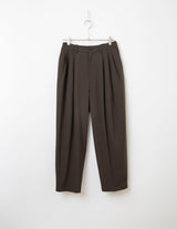 KON-PT03261 SUMMER WOOL 3-PLEATS SLACKS