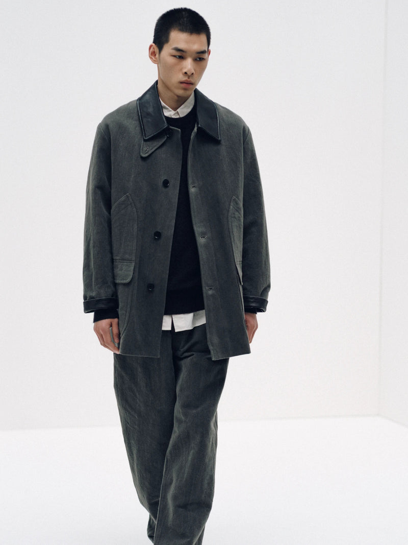 KS25FCO06 COTTON HEMP WORK COAT