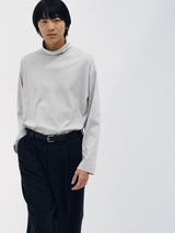 KS25FCS13 SUVIN COTTON SUEDE TENJIKU HIGH NECK TEE