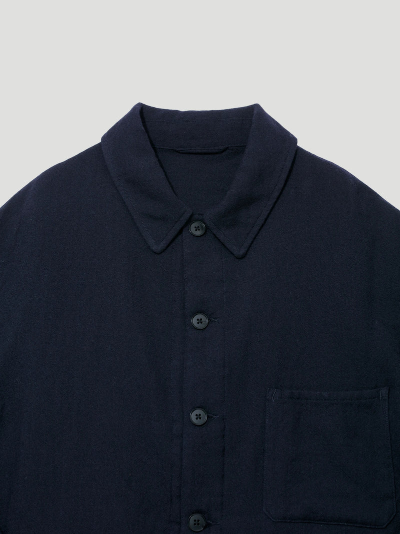 KS25FJK12 WOOL GAUZE WORK SHIRT JACKET