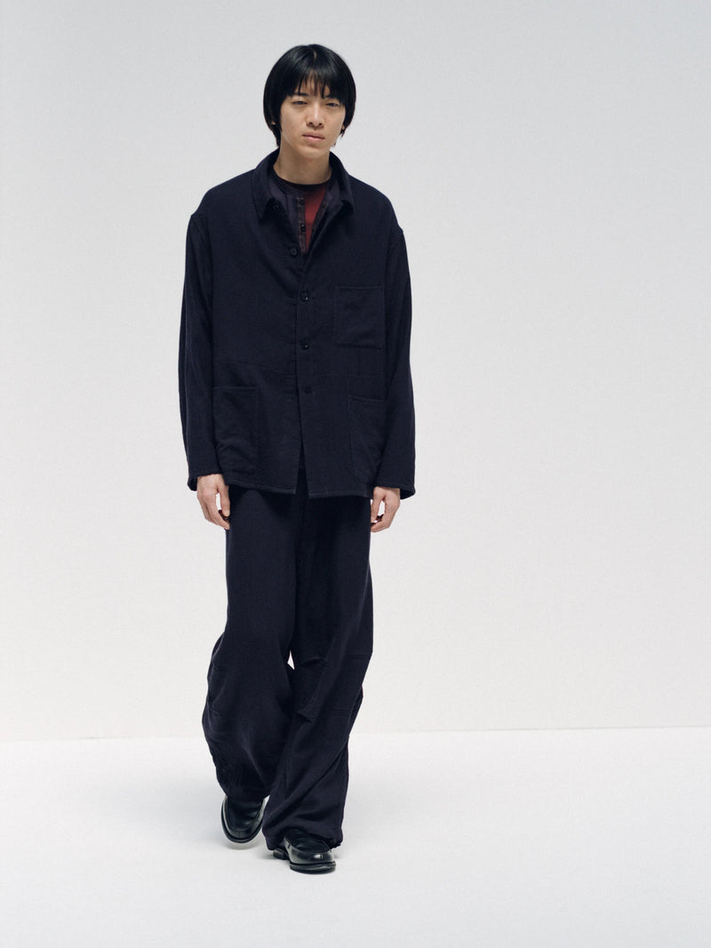 KS25FJK12 WOOL GAUZE WORK SHIRT JACKET