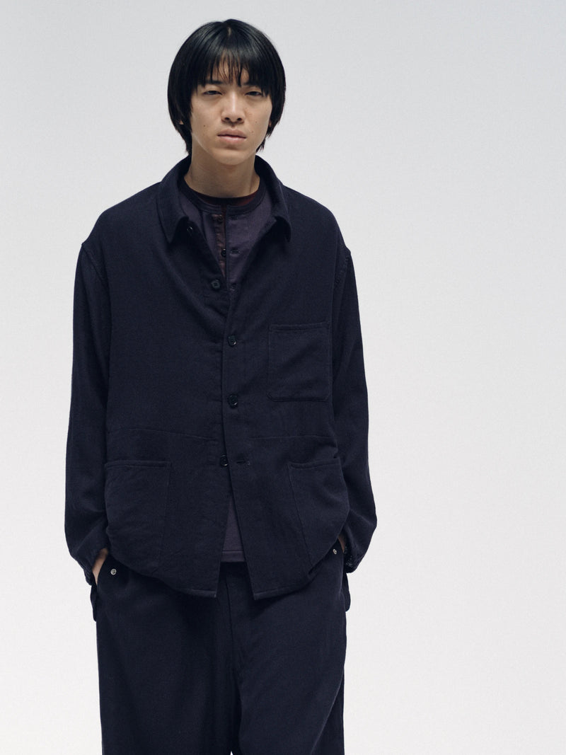 KS25FJK12 WOOL GAUZE WORK SHIRT JACKET