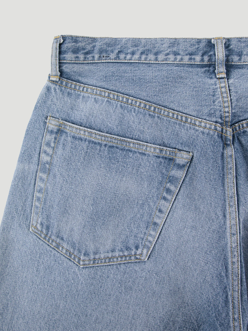 KSBS109DZ 5P ZIPPER FRONT DENIM PANTS