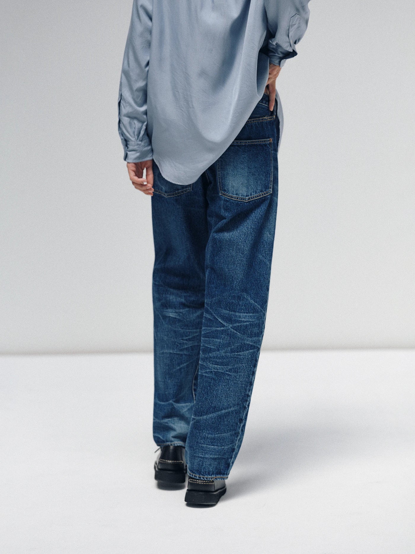 KAPTAIN SUNSHINE KSBS203DZ 1930 STRAIGHT DENIM PANTS