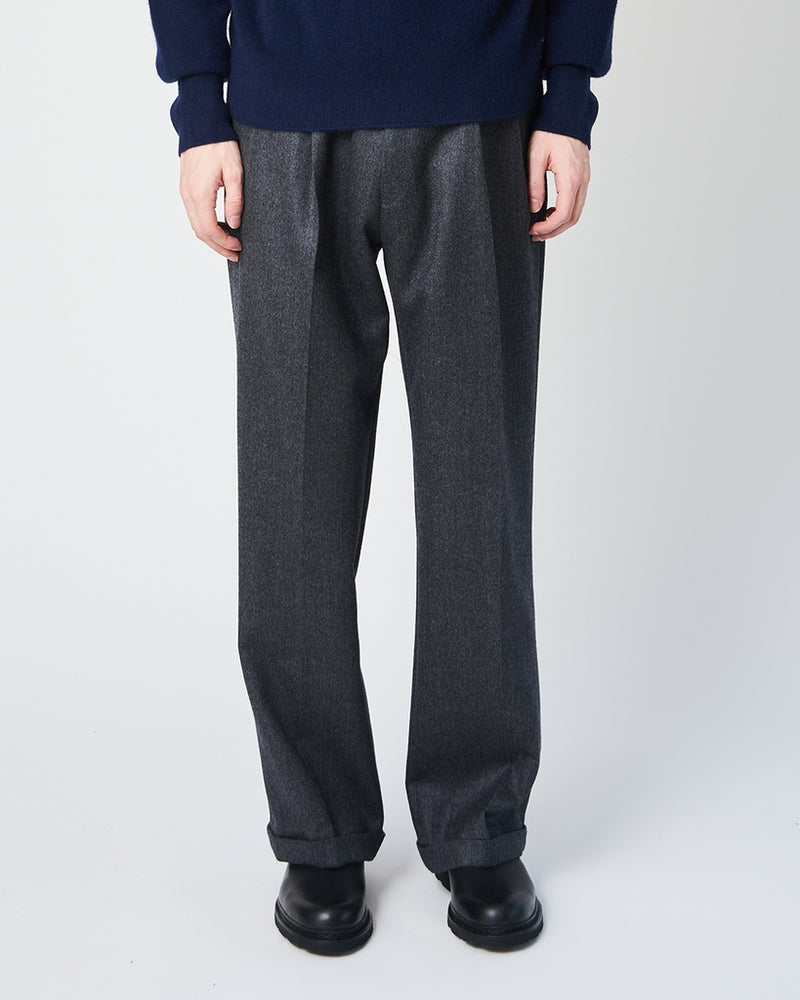 KS23FPT01 2PLEATS WIDE TROUSERS