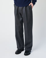 KS23FPT01 2PLEATS WIDE TROUSERS
