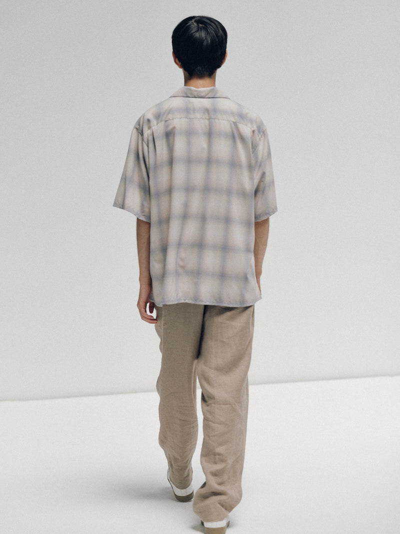 KS25SSH04 OPEN COLLARED SS SHIRT