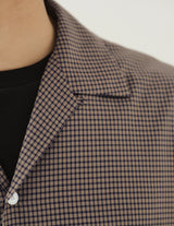 KS26SSH02 SUMMER WOOL OPEN COLLAR SS SHIRT