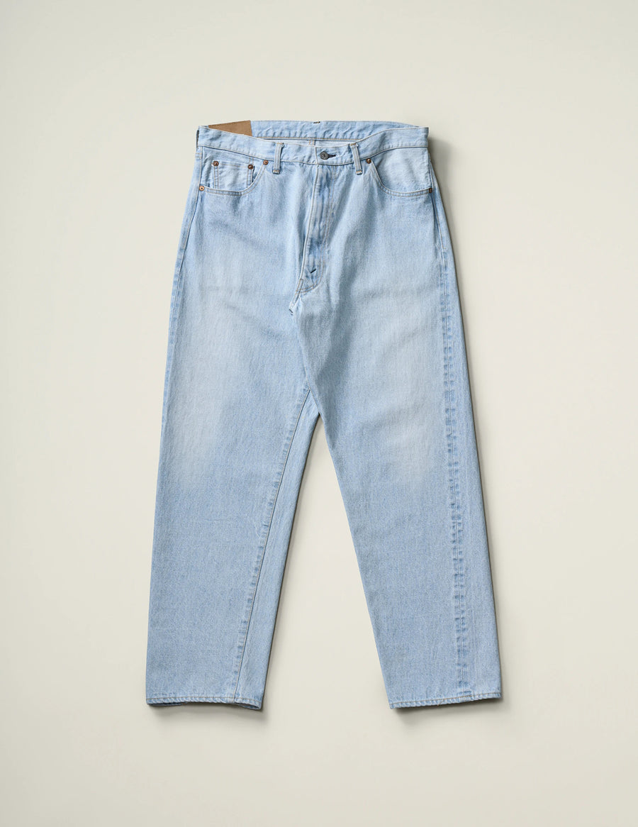 ゆき　1206060 KAPTAIN SUNSHINE KSBS110DZ 5P ZIPPER FRONT DENIM PANTS