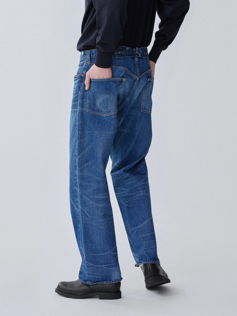 KAPTAIN SUNSHINE KSBS203DZ 1930 STRAIGHT DENIM PANTS  