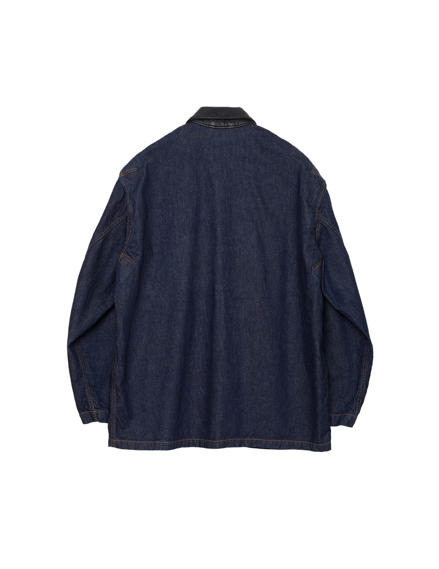 M253-1412 CONNECTED POCKETS DENIM JACKET