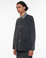 M25C02BL11C ORGANIC COTTON 13.5OZ SELVEDGE DENIM COVERALL JACKET
