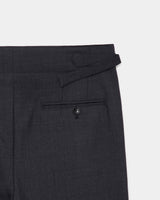 M25C07PT01C RECYCLED POLYESTER NON-MULESED WOOL GABARDINE TWO TUCK MILITARY TROUSERS