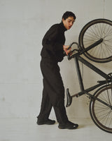 M25C08BL01C WOOL SILK HIGH COUNT TYPEWRITER FLIGHT JACKET