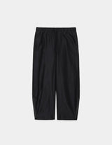 M25C08PT01C WOOL SILK HIGH COUNT TYPEWRITER ADJUSTABLE HEM EASY WIDE PANTS