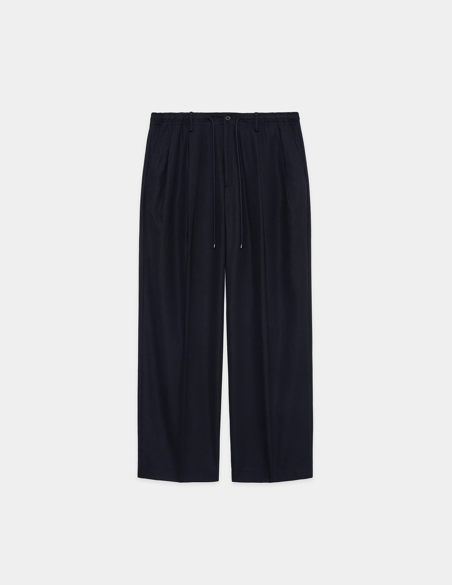 A24A-15PT01C DRY VOILE TWILL DOUBLE PLEATED EASY TROUSERS