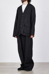M23A-13JK01C ORGANIC RAMIE O.X FIELDMAN JACKET