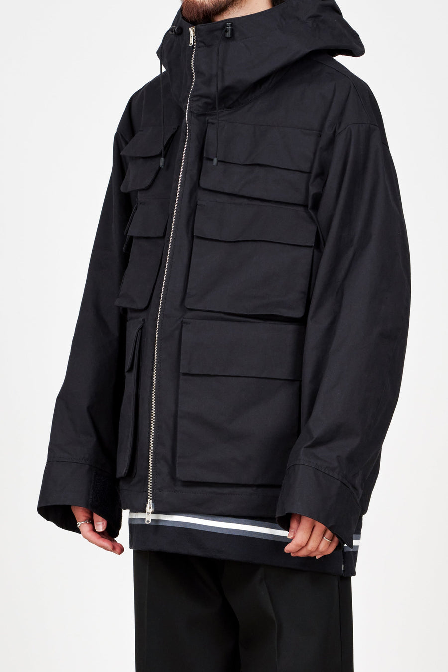 A23C-08BL01C HEAVY ALL WEATHER CLOTH CARRY ALL JACKET