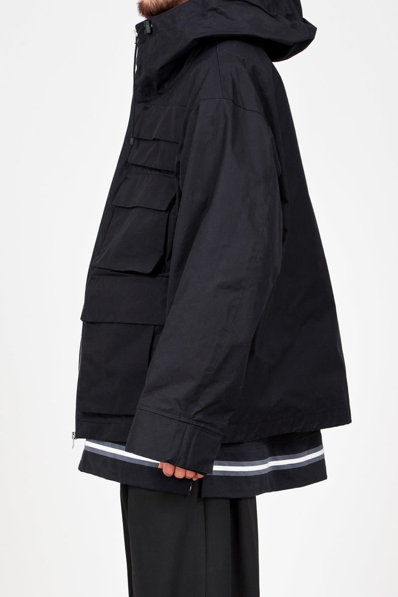 A23C-08BL01C HEAVY ALL WEATHER CLOTH CARRY ALL JACKET