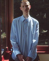 A24A-09SH02C ORGANIC GIZA TYPEWRITER W COLLAR LONG SHIRT