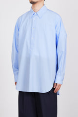 A24A-09SH02C ORGANIC GIZA TYPEWRITER W COLLAR LONG SHIRT