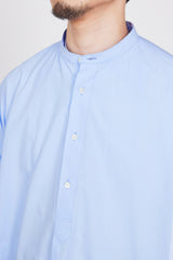 A24A-09SH02C ORGANIC GIZA TYPEWRITER W COLLAR LONG SHIRT