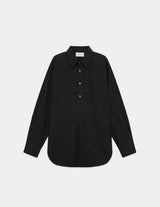 A24A-09SH02C ORGANIC GIZA TYPEWRITER W COLLAR LONG SHIRT