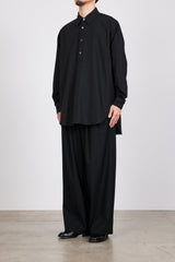 A24A-09SH02C ORGANIC GIZA TYPEWRITER W COLLAR LONG SHIRT