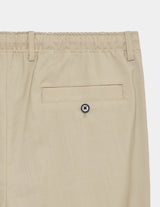 A26A15PT02C ORGANIC WOOL 2/80 TROPICAL DOUBLE PLEATED EASY TROUSERS