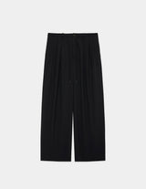 A26B04PT02C ORGANIC WOOL 2/80 TROPICAL TRIPLE PLEATED EASY TROUSERS