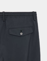 A26B04PT02C ORGANIC WOOL 2/80 TROPICAL TRIPLE PLEATED EASY TROUSERS
