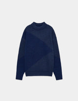 M23C-21SW01C WOOL × SILK NEP YARN CREW NECK