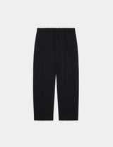 M24B-01PT01C TUMBLED WOOL TROPICAL COCOON WIDE EASY PANTS