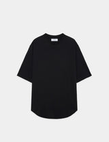 M26A08CS03B ORGANIC COTTON OPEN-END YARN INLAY ROUND HEM CREW NECK S/S