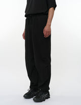 M26A16PT01C ORGANIC COTTON HIGH TWISTED DOBBY CLOTH KNEE TUCK PANTS